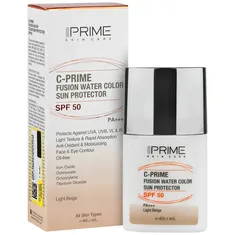 فلوئید ضد آفتاب SPF 50 ویتامین سی فیوژن واتر پریم | Prime C Prime Fusion Water Sun Protector SPF50