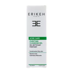 ژل پاک کننده و کنترل کننده چربی اریکه پوست چرب و جوش دار | Purifying Cleansing Gel for Combination to Oily Skin - Erikeh