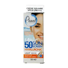 کرم ضد آفتاب پوست خشک و نرمال و حساس SPF 50 پیکسل | Sunscreen Cream for Dry and Sensitive Skin SPF 50 - Pixxel 