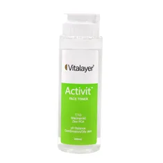 تونر پاک کننده صورت اکتی ویت پوست چرب و مختلط ویتالیر | Activit Face Toner for Combination to Oily Skin - Vitalayer