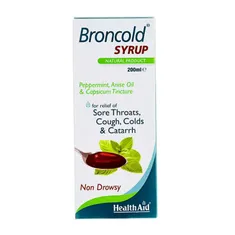 شربت برون کلد هلث اید 200 میلی‌لیتری | Broncold Syrup - Health Aid
