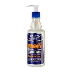 کرم مرطوب کننده دست و صورت SPF 15 مردانه ویتامین ای و کوکیوتن کامان | Vitamin E + Q10 Hydrating Hand and Face Cream Lotion for Men with SPF 15  - Come'on 