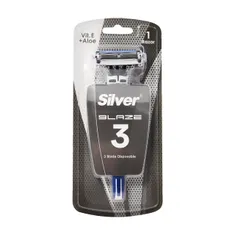 خودتراش چند بار مصرف سه لبه بلیز 3 سیلور | Blaze3 Triple Blade Razor - Silver