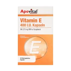 سافت ژل ویتامین ای آپوویتال | Vitamin E Capsule - Apovital