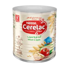سرلاک گندم و سیب به همراه شیر نستله | Wheat and Apple Cerelac with Milk - Nestle