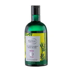 شامپو بدن بامبو و درخت چای پوست مختلط و چرب دیپ سنس  | Bamboo and Tea Tree Body Wash Gel for Combination to Oily Skin - Deep Sense 