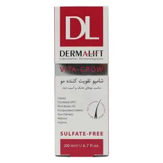 شامپو تقویت کننده موی خشک و آسیب دیده ویتا گرو درمالیفت | Vita-grow Anti-hair loss Shampoo for Dry and Damaged Hair - Dermalift