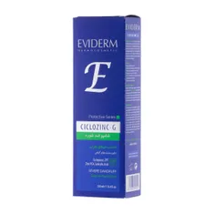 شامپو ضد شوره موی چرب سیکلوزینک جی اویدرم | Ciclozinc-G Anti-dandruff Shampoo for Greasy Hair - Eviderm