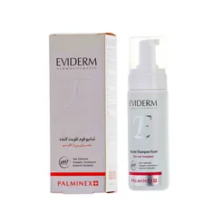 شامپو فوم تقویت کننده موی کاشته شده پالمینکس پلاس اویدرم | Palminex+ Booster Shampoo-foam - Eviderm
