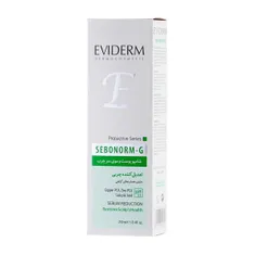 شامپو مو و پوست سر چرب سبونورم جی اویدرم | Sebonorm-G Sebum Normalizing Shampoo for Greasy Hair and Scalp - Eviderm