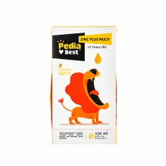 شربت زینک پلاس مولتی پدیابست | Zinc Plus Multi Syrup - Pedia Best
