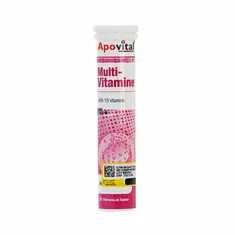 قرص جوشان مولتی ویتامین آپوویتال | Multivitamin Effervescent Tablet - Apovital