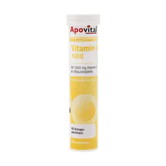 قرص جوشان ویتامین سی آپوویتال ۱۰۰۰ میلی گرمی | Vitamin C 1000 Effervescent Tablet - Apovital