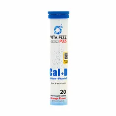 قرص جوشان کلسیم و ویتامین د ویتا فیز | Calcium + Vitamin D Effervescent Tablet - Vita Fizz