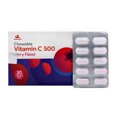 قرص جویدنی ویتامین سی 500 میلی گرمی ویتامین لایف | Vitamin C 500 Chewable Tablet - Vitamin Life