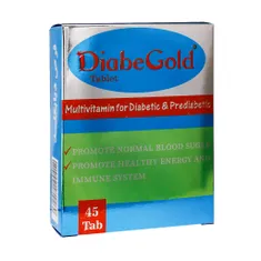 قرص مولتی ویتامین دیابگلد شهاب درمان 45 عددی | DiabeGold Tablet - Shahab Darman 