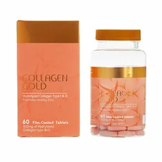 قرص روکش دار کلاژن گلد آدریان | Collagen Gold Film-coated Tablet - Adrian 