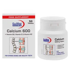قرص کلسیم ۶۰۰ یوروویتال  | Calcium 600 Tablet - Eurho vital
