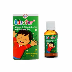 قطره خوراکی آدزوفر بی اس کی | Adzofer Pediatric Oral Drops - BSK