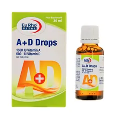 قطره آ د یوروویتال | A+D Drops - Eurho Vital