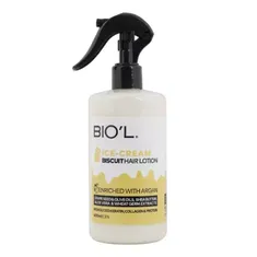 لوسیون مرطوب کننده مو رایحه بستنی بیسکوئیتی بیول   | Biscuit Ice Cream Booster and Hydrating Hair Lotion - Bio'l