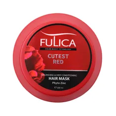 ماسک تقویت کننده و نرم کننده عمیق موهای قرمز فولیکا | Cutest Red Nourishing and Deep Conditioning Hair Mask - Fulica