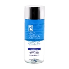 محلول دوفاز پاک کننده آرایش چشم و لب ریویتاوست پرودرما | Revitavest Biphasic Eye and Lip Makeup Remover - Pro Derma