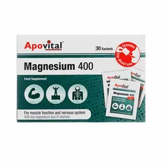 ساشه منیزیم ۴۰۰ آپوویتال | Magnesium 400 Sachet - Apovital