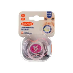 پستانک شب تاب کودک بی بی لند کد 482 | Orthodontic Luminescent Pacifier Code 482 - Baby Land