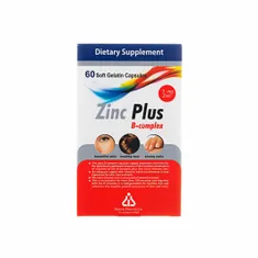 سافت ژل زینک پلاس ب کمپلکس دانا 60 عددی | Zinc Plus B-complex Soft Gelatin Capsule - Daana