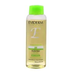 محلول پاک کننده آرایش چشم و صورت اویدرم پوست چرب  | Evisebonorm Micellar Water for Oily Skin - Eviderm