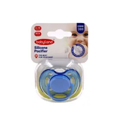 پستانک ارتودنسی کودک بی بی لند کد 388  | Orthodontic Silicone Pacifier Code 388 - Baby Land