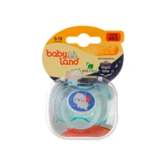 پستانک شب تاب ارتودنسی بی بی لند کد 485 | Orthodontic Luminescent Pacifier Code 485 - Babyland