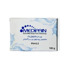 پن درماتولوژیک پوست چرب مدیپن | Syndet Bar for Oily and Acne-prone Skin - Medipain
