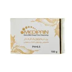 پن درماتولوژیک پوست خشک مدیپن | Cream Syndet Bar for Dry and Normal Skin - Medipain