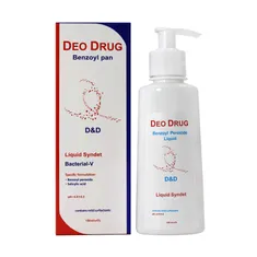 پن مایع ضد جوش صورت و بدن بنزوئیل پراکساید دئودراگ | Benzoyl Peroxide Liquid Syndet - Deo Drug