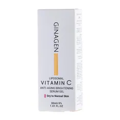 ژل سرم ویتامین سی لیپوزومال پوست خشک و نرمال ژیناژن | Liposomal Vitamin C Serum Gel for Dry to Normal Skin - Ginagen