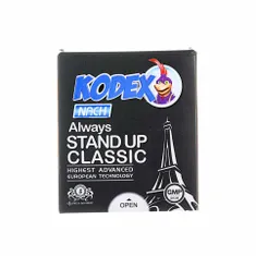 کاندوم استندآپ کلاسیک کدکس 3 عددی | Always Stand Up Classic 3 Pcs Condom - Kodex