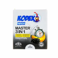 کاندوم مستر 3 در 1 کدکس 3 عددی | Master 3 in 1 3 Pcs Condom - Kodex