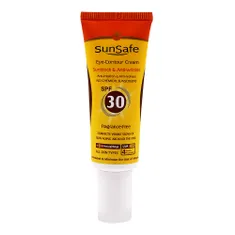 کرم دور چشم حاوی ضد آفتاب SPF 30 رنگی سان سیف | Sunblock and Anti-wrinkle Eye Contour Cream SPF 30 - Sun Safe