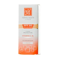 ضد آفتاب رنگی کرم پودری SPF60 پوست خشک مای | Tinted Sunscreen Cream for Normal and Dry Skin SPF 60 - My