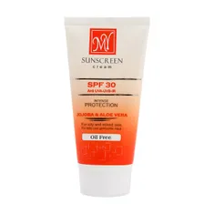 ضد آفتاب بی رنگ پوست چرب SPF30 مای | Oil-free Sunscreen Cream SPF 30 with Jojoba and Aloe Vera Extract - My