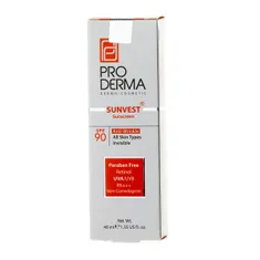 ضد آفتاب ضد چروک SPF90 سان وست پرودرما | Sunvest Anti-wrinkle Sunscreen Cream SPF 90 - Pro Derma