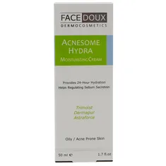 کرم مرطوب کننده آکنه زوم هیدرا فیس دوکس پوست چرب و جوش دار  | Acnesome Hydra Moisturizing Cream for Oily Acne-prone Skin - Face Doux