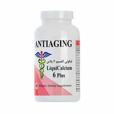 سافت ژل لیکوئی کلسیم 6 پلاس آنتی ایجینگ | LiquiCalcium 6 Plus Softgel - Antiaging