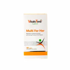 سافت ژل مولتی ویتامین و مینرال همراه گل مغربی بانوان ویتالی تون | Multi for Her Softgel - Vitally Tone
