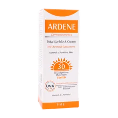 ضد آفتاب رنگی SPF30 آردن پوست حساس | Total Sunblock Tinted Cream SPF30 - Ardene 