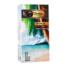 کاندوم تاخیری استوایی کلایمکس 12 عددی | CLIMAX Tropical Condoms 12