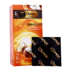 کاندوم خاردار شیاردار نارگیل کلایمکس 12 عددی | Climax Perfect Condoms 12 pcs