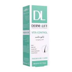 شامپو کف سر و موی چرب ویتا کنترل درمالیفت | Oil Control Shampoo Greasy Hair and Scalp - DERMALIFT